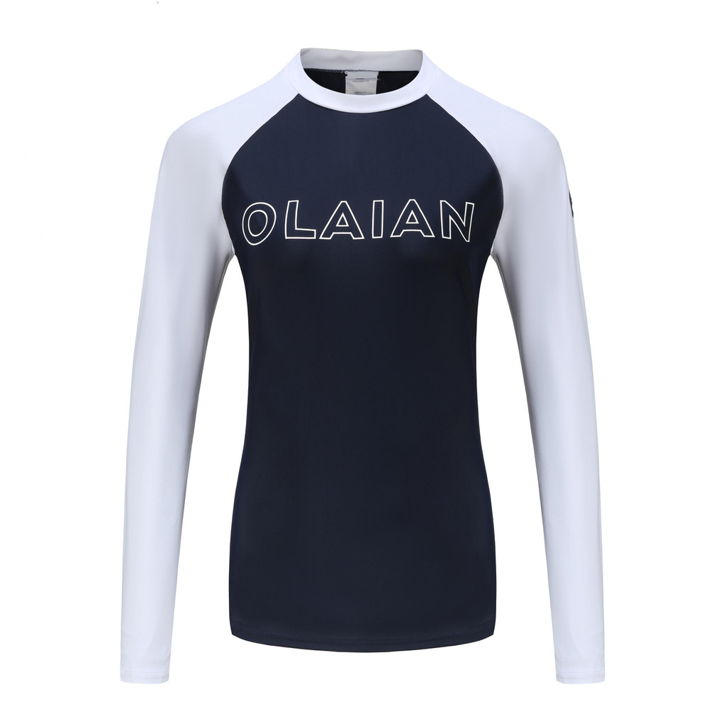 Mô tả Áo lướt sóng chống tia uv 100 cho nữ đen trắng DECATHLON olaian mã 8664813 - 4