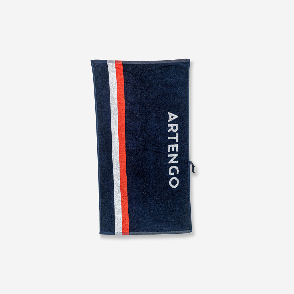 Mô tả Khăn ts 100 cho các môn thể thao dùng vợt xanh navy DECATHLON artengo mã 8731739 - 4