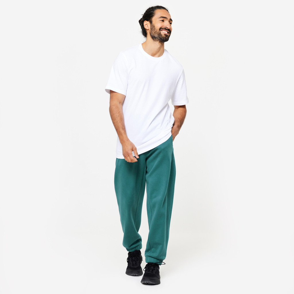 Mô tả Áo thun tập fitness essentials 500 cho nam trắng DECATHLON DOMYOS mã 8773495 - 4