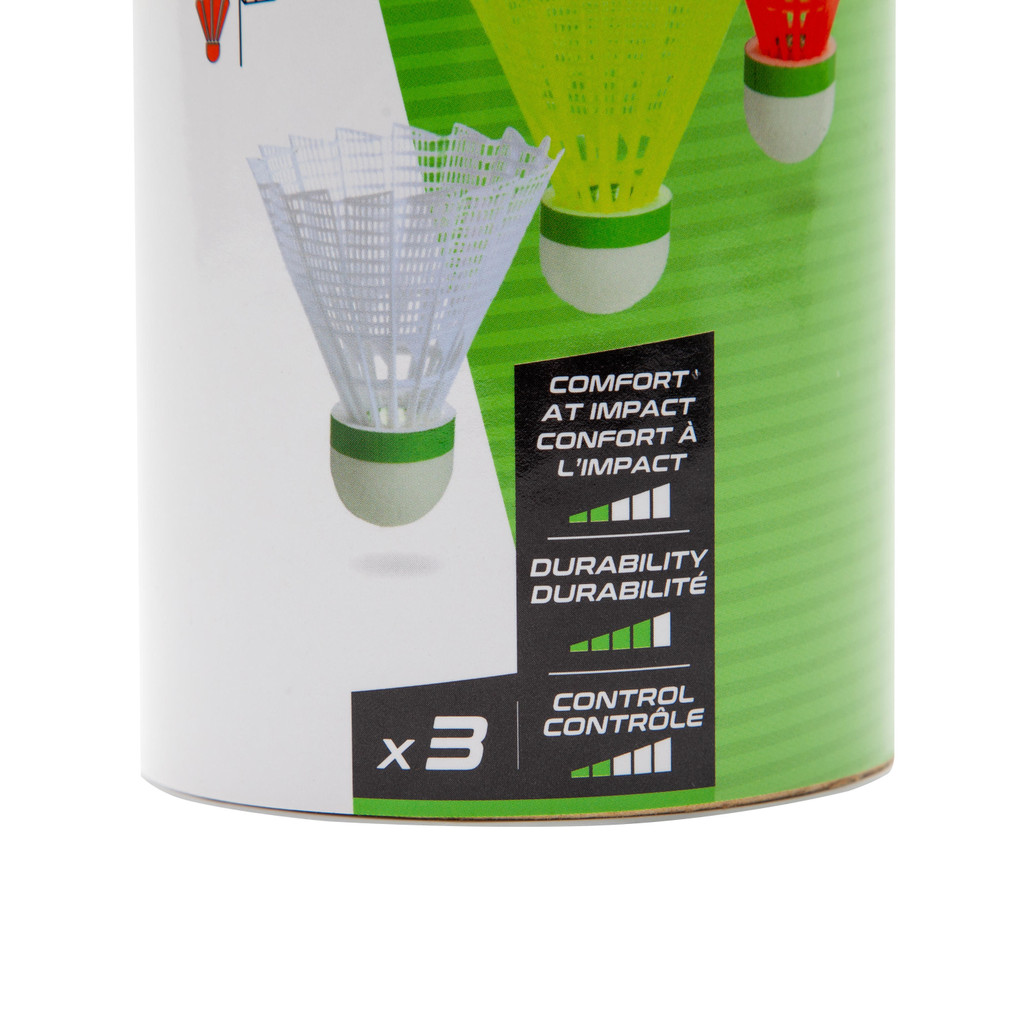Mô tả Hộp 3 quả cầu lông ngoài trời DECATHLON perfly mã 8212072 - 4