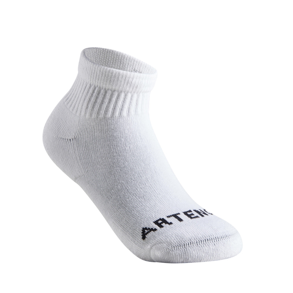 Mô tả Tất vớ thể thao cổ vừa rs 100 cho trẻ em trắng gói 3 đôi DECATHLON artengo mã 8488908 - 1