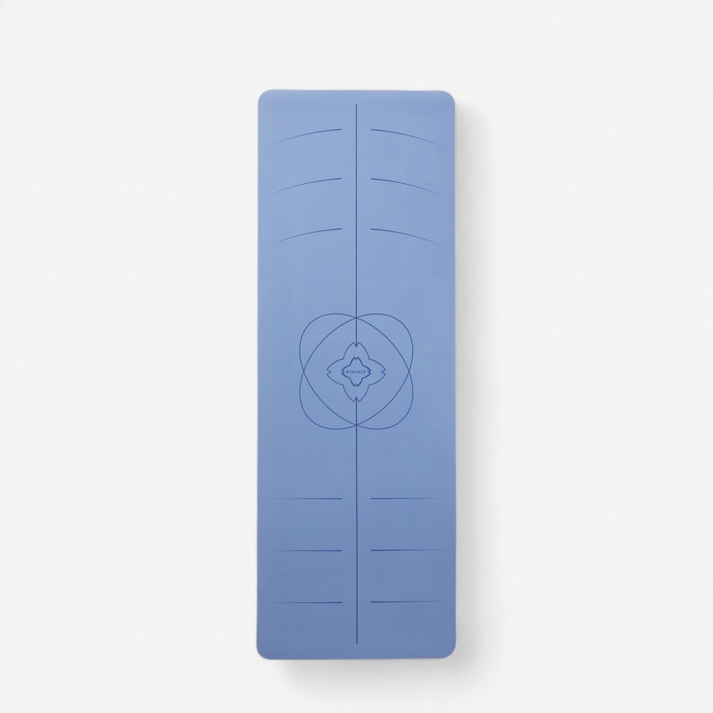 Mô tả Thảm yoga 4 mm siêu bám DECATHLON Xanh dương nhạt - 1