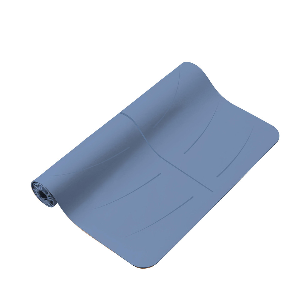 Mô tả Thảm yoga 4 mm siêu bám DECATHLON Xanh dương nhạt - 3