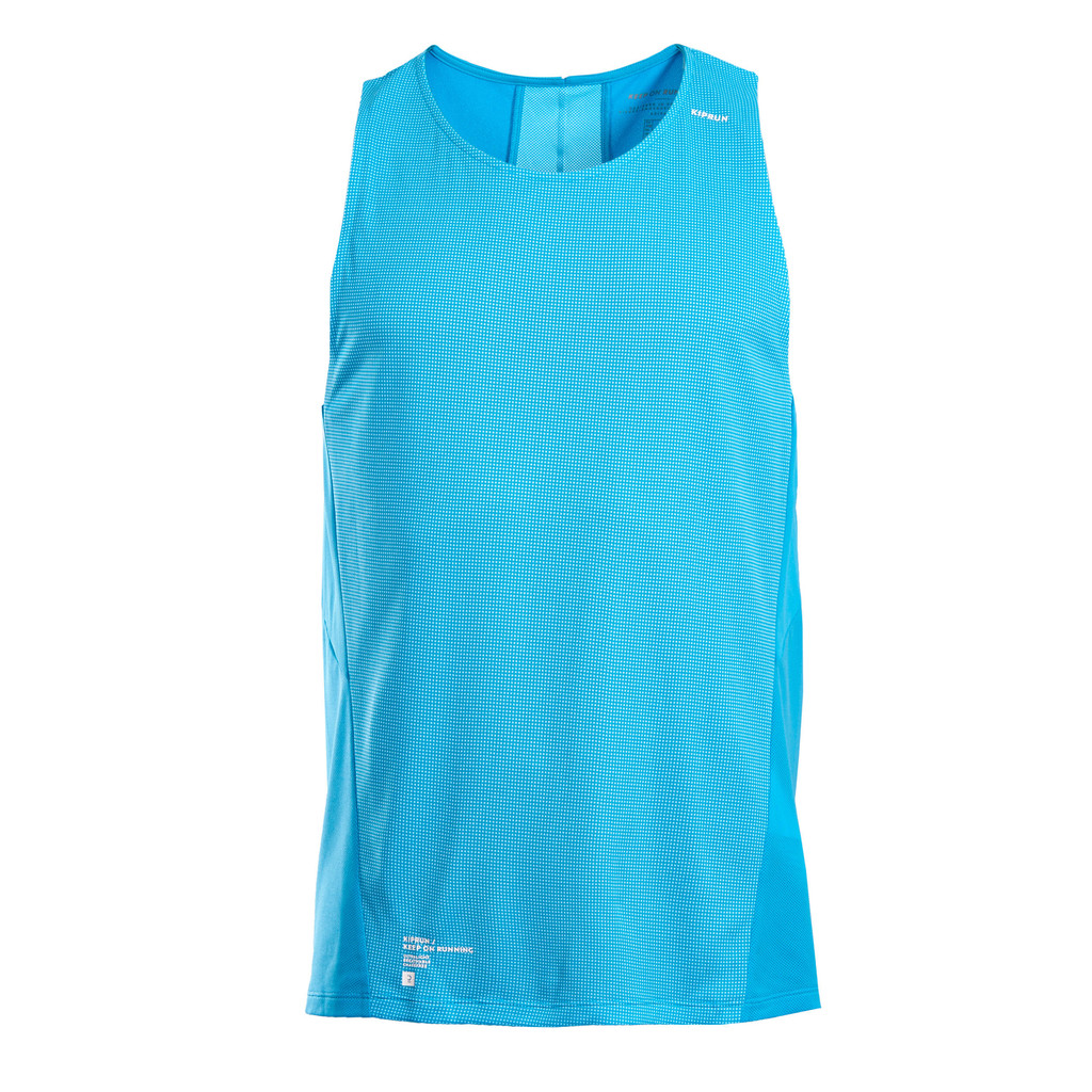 Mô tả Áo thun không tay chạy bộ KIPRUN LIGHT cho nam DECATHLON Xanh dương - 1