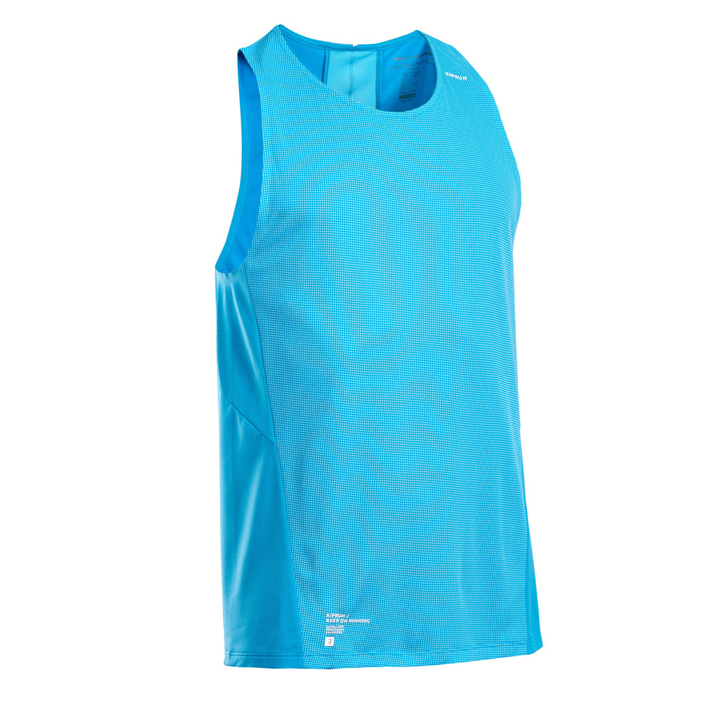 Mô tả Áo thun không tay chạy bộ KIPRUN LIGHT cho nam DECATHLON Xanh dương - 3