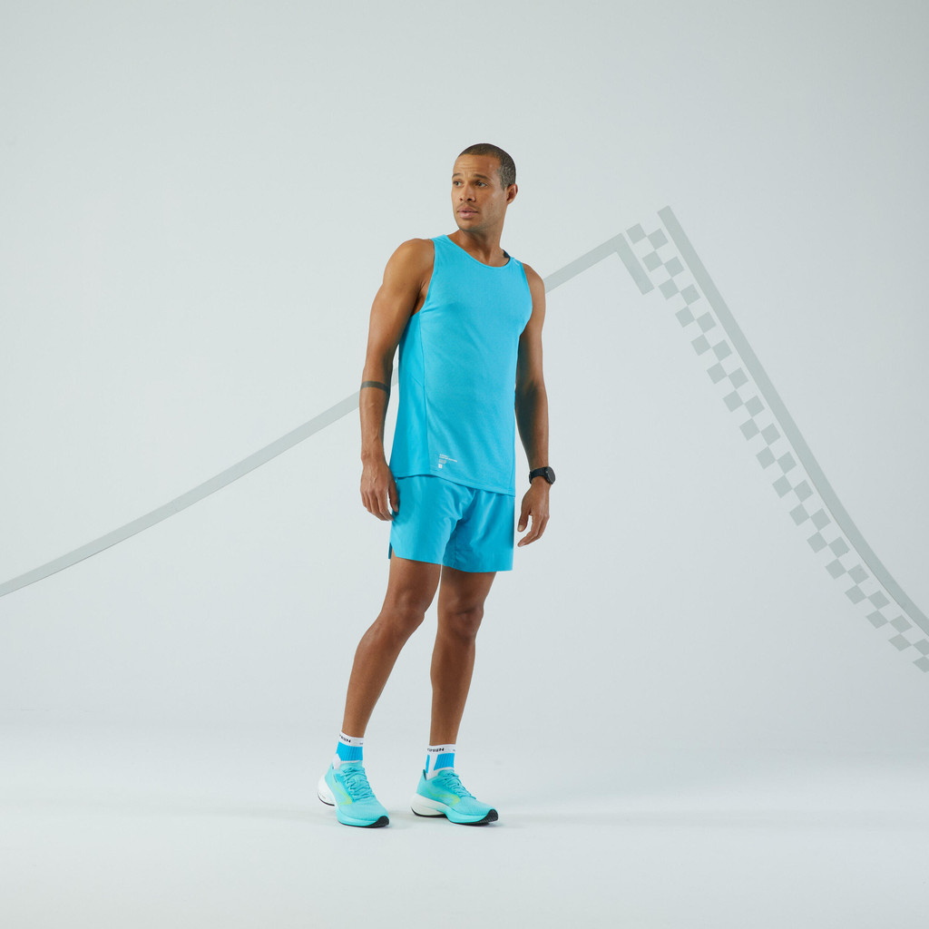 Mô tả Áo thun không tay chạy bộ KIPRUN LIGHT cho nam DECATHLON Xanh dương - 4