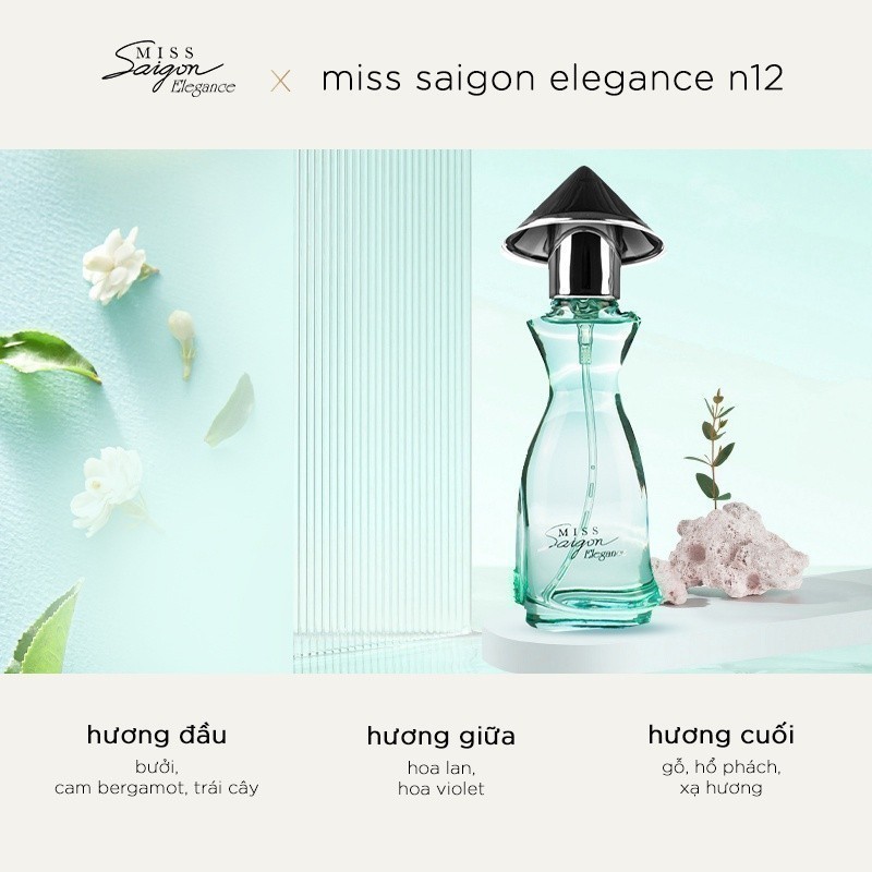 Mô tả Bộ sưu tập nước hoa Miss Saigon Elegance EDP 15ml x 5 - 3