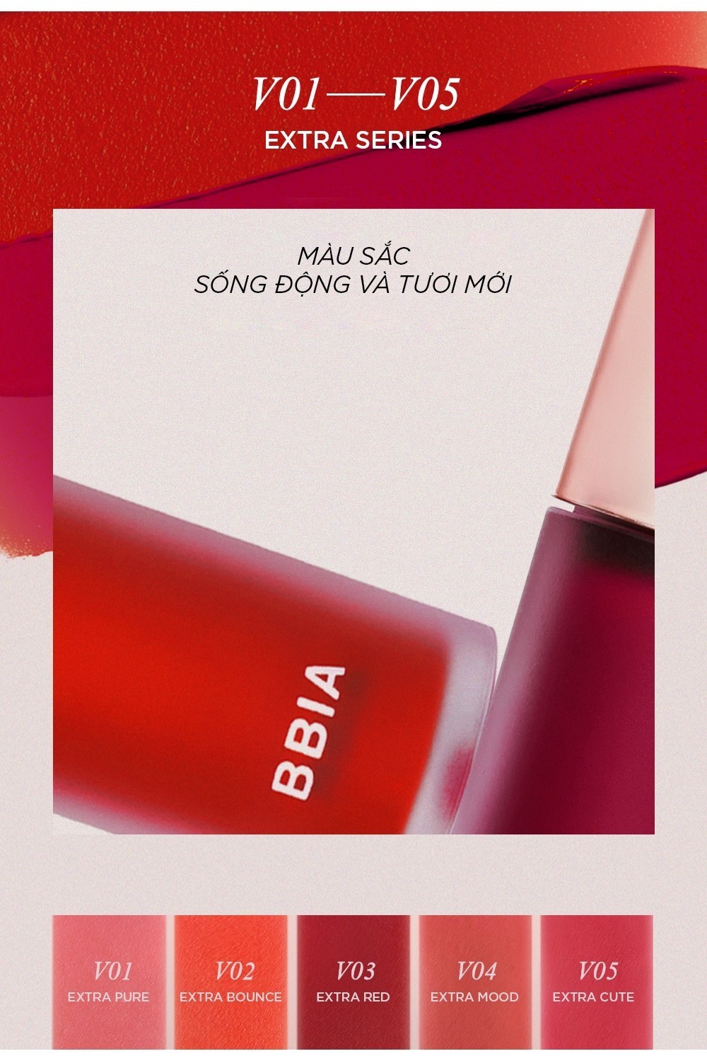 Mô tả Son kem thuần chay Bbia Last Velvet Tint (5g) - 1