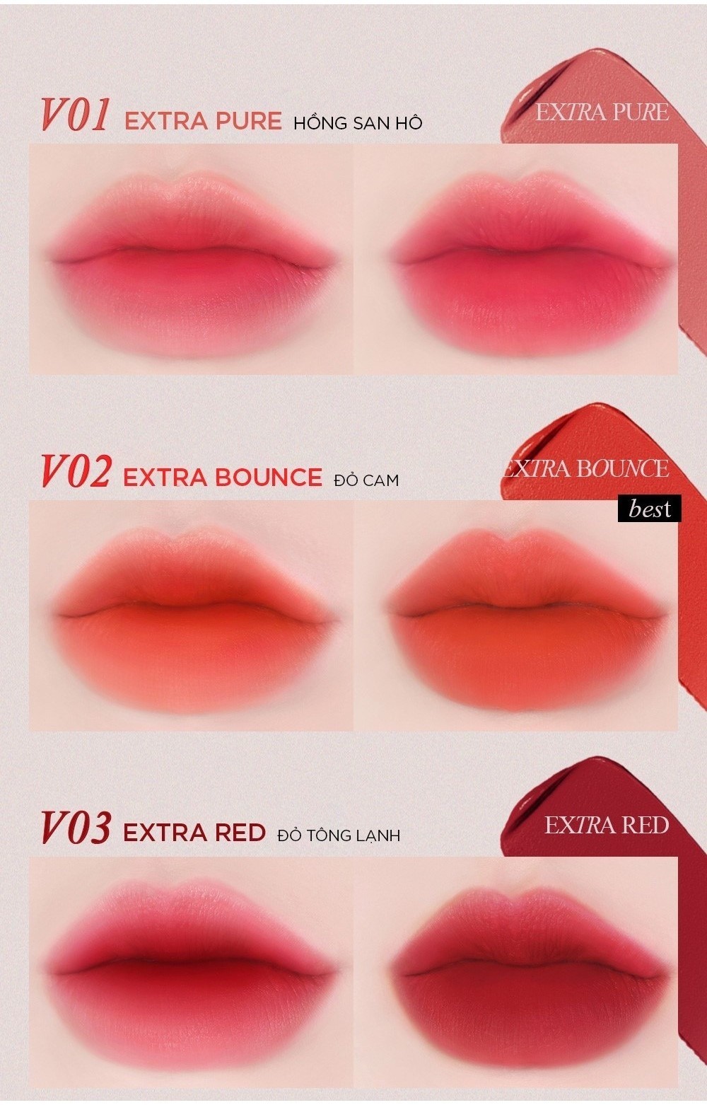 Mô tả Son kem thuần chay Bbia Last Velvet Tint (5g) - 2