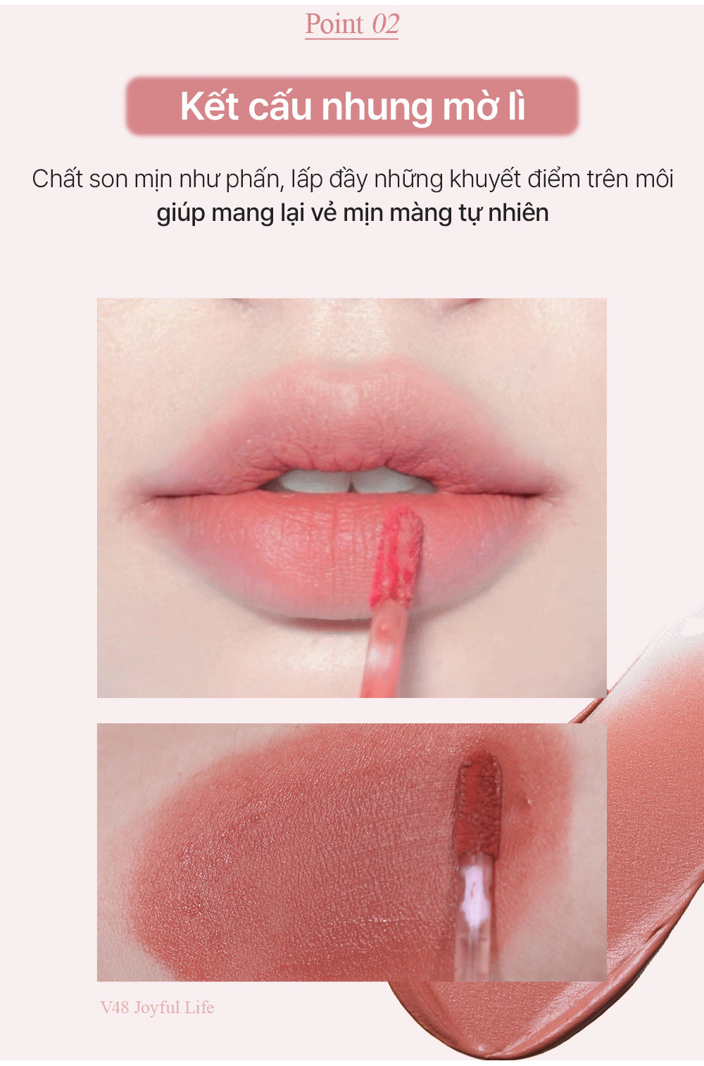 Mô tả Son kem thuần chay tone MLBB Bbia Last Velvet Tint (5g) - 9