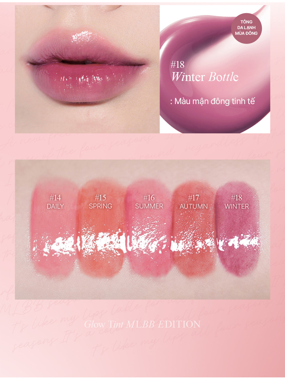 Mô tả Son tint bóng thuần chay tone MLBB Bbia Glow Tint (3.2g) - 6