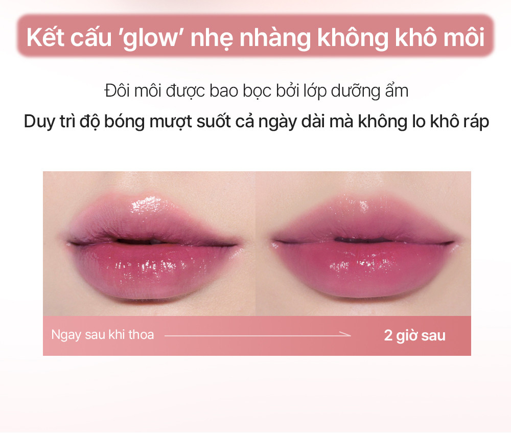 Mô tả Son tint bóng thuần chay tone MLBB Bbia Glow Tint (3.2g) - 9