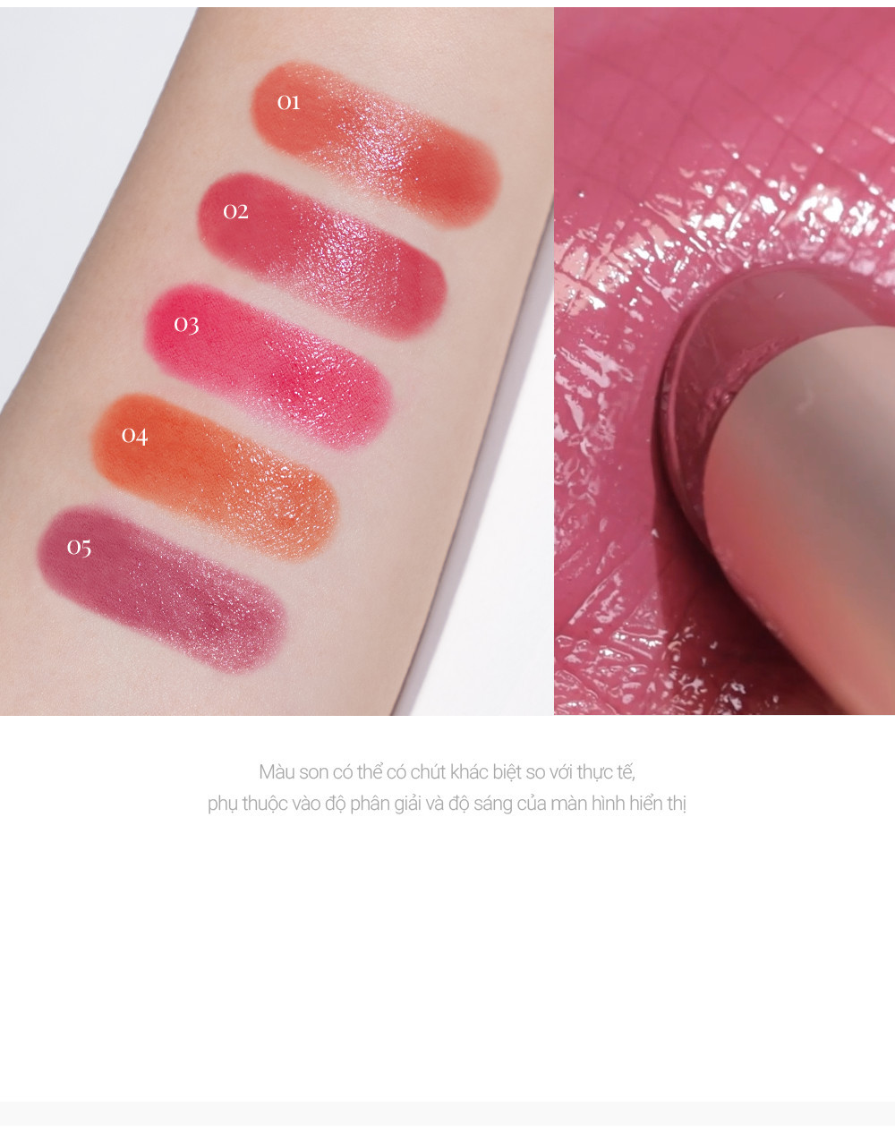 Mô tả Son thỏi Bbia Ready To Wear Water Lipstick( 5 màu) 3g Bbia Official Store - 8