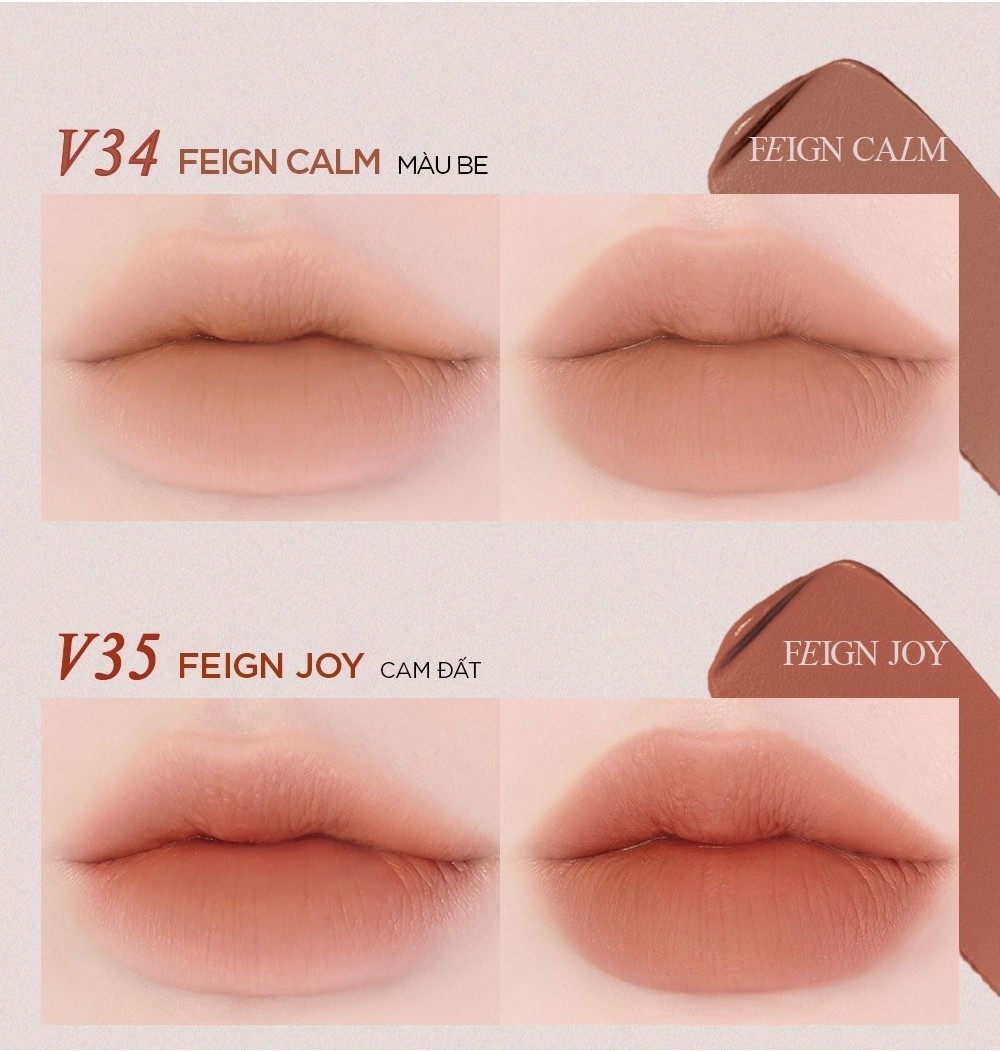 Mô tả Son Kem Lì Thuần Chay Bbia Last Velvet Tint - V Edition - Version 8 (5 màu) 5g Bbia - 2