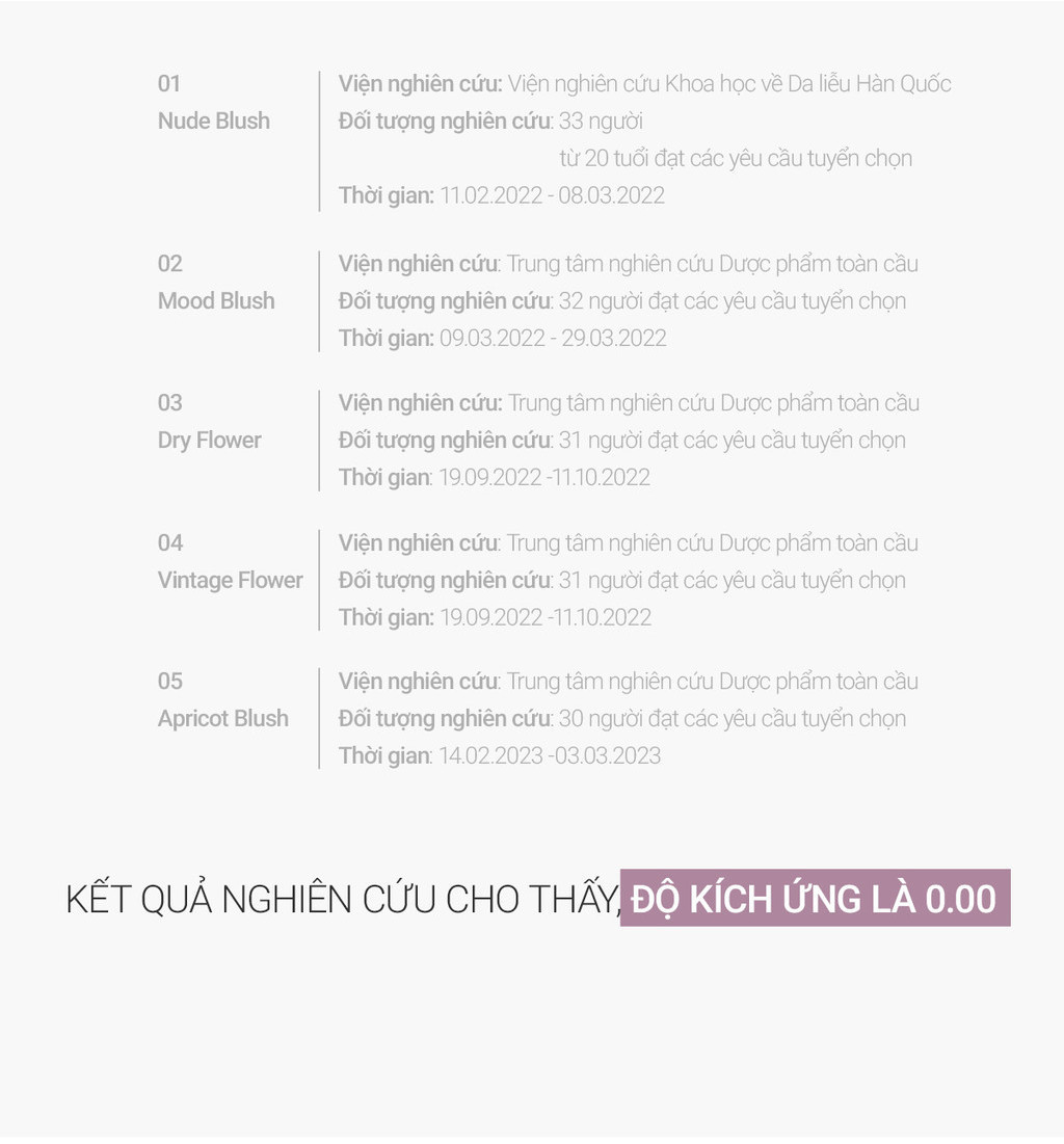 Mô tả Bảng phấn mắt 6 ô Bbia Ready To Wear Eye Palette 5g( 8 màu) - Bbia Official Store - 10