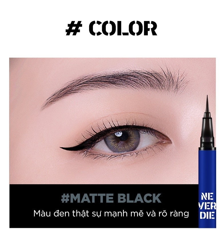 Mô tả Kẻ Mắt Bbia Never Die Brush Eyeliner (2 màu) 0.4g Bbia Official Store - 9