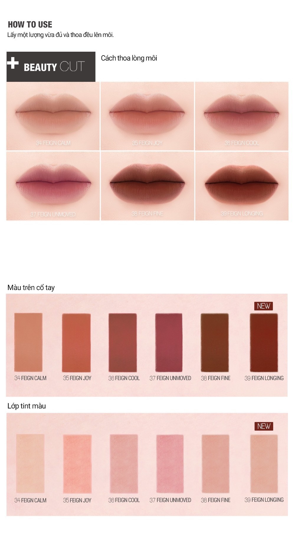 Mô tả Son tint lì Bbia Last Velvet Lip Tint Version 8 (5g) - 5