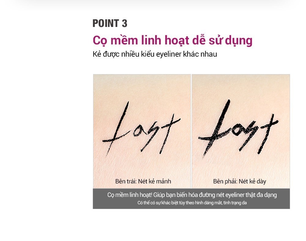 Mô tả Kẻ Mắt Nước Bbia Last Pen Eyeliner (3 màu) 0.6g Bbia Offical Store - 4