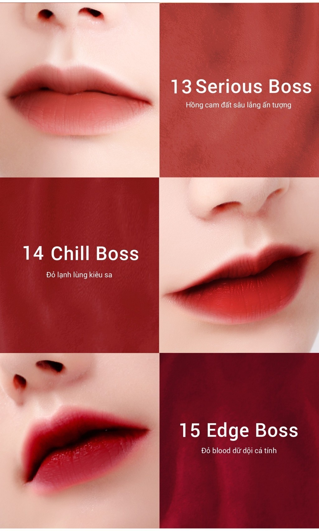 Mô tả Son kem BBIA Last Velvet Lip Tint Version 3 (5g) - 3