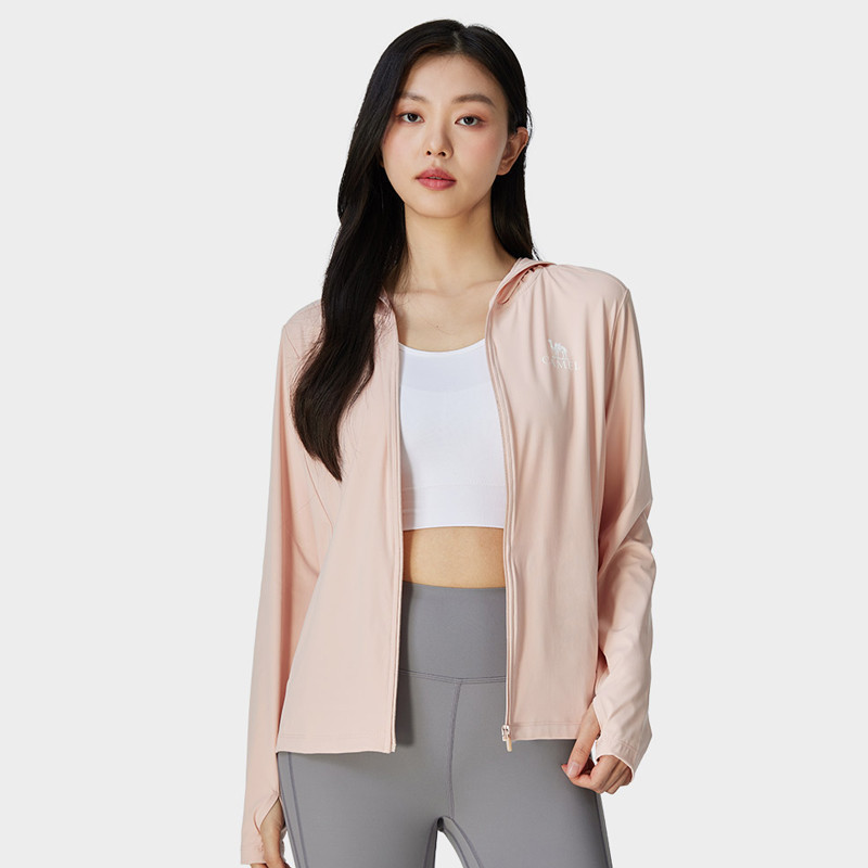 Mô tả CAMEL CROWN Nữ Chống Nắng Ngoài Trời Upf50 Sợi Nguyên Bản Nhanh Khô Chống Nắng Áo Khoác Da - 2