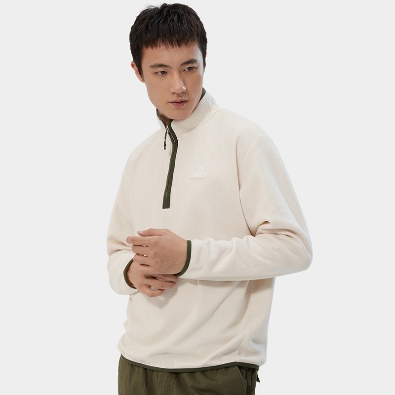 Mô tả Áo Thun sweater Cổ Đứng Tay Dài Dáng Rộng Thời Trang Thu Đông Cho Nam Giới - 2