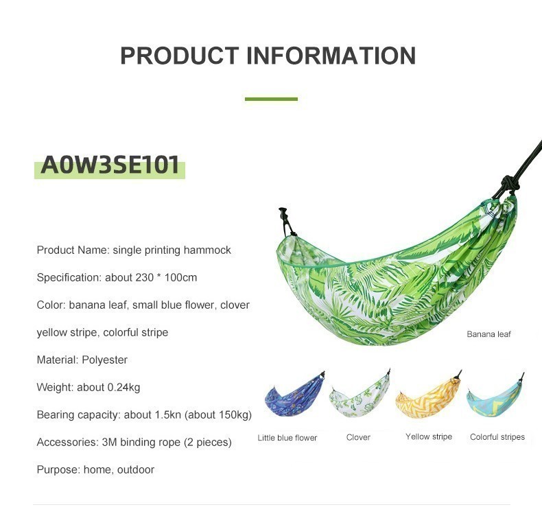 Mô tả Võng CAMEL CROWN họa tiết độc đáo dễ thương để đi cắm trại - 5