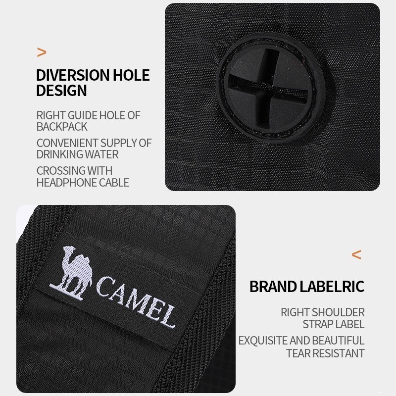 Mô tả Ba lô ngoài trời công suất CAMEL CROWN 26L Đi bộ đường dài và du lịch cho nam và nữ - 5