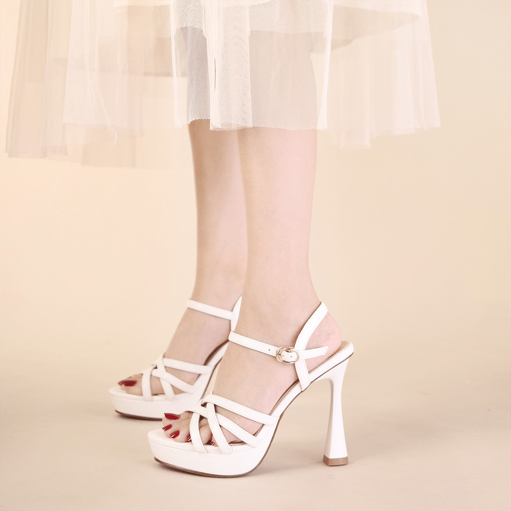 Giày sandal cao gót đế đúp DILY AA0441 ảnh chụp đế
