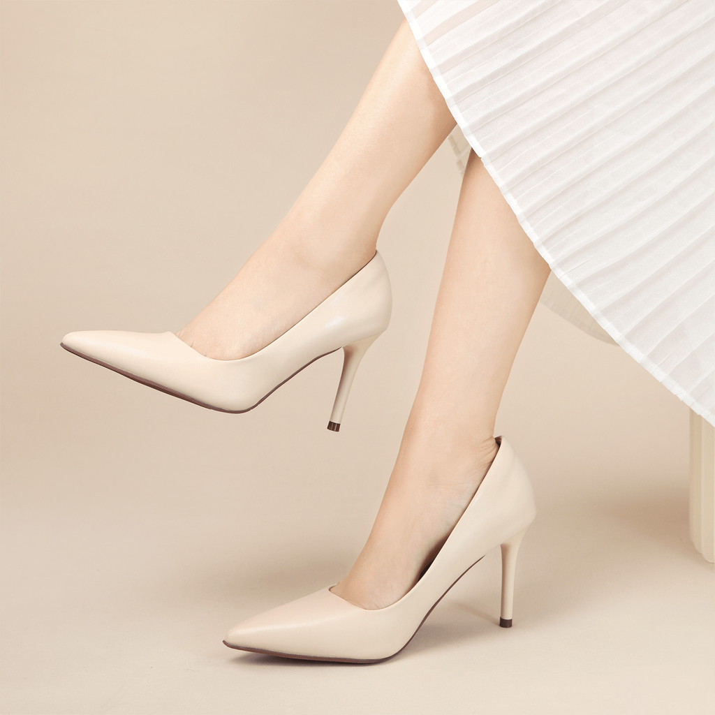 Mô tả Giày cao gót nữ DILY mũi nhọn basic thời trang, giày bít mũi nữ gót nhọn cao 8cm AA0445 - 7