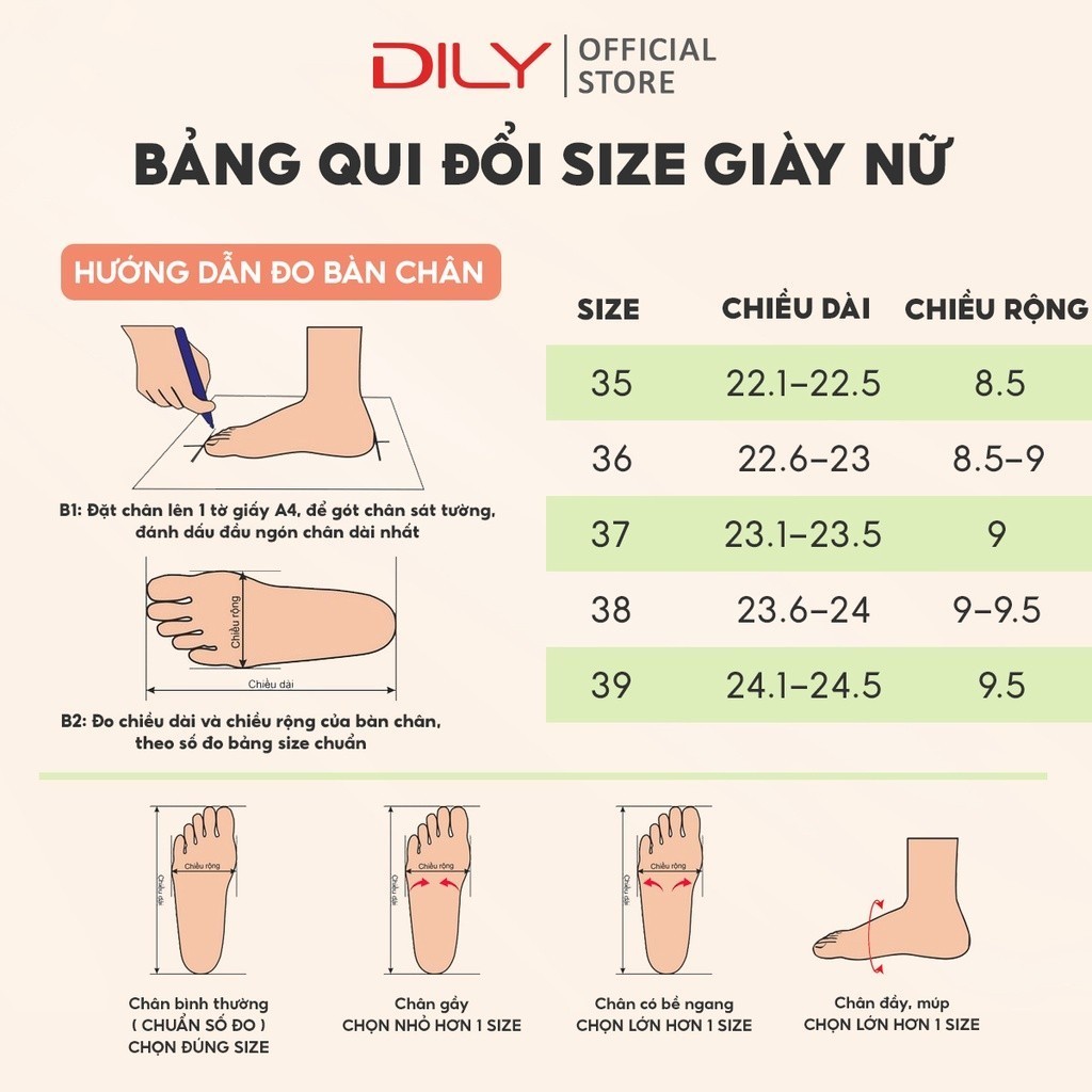 Mô tả Dép guốc nữ DILY cao gót quai nhún êm chân gót vuông cao 5cm_ AA0292 - 7