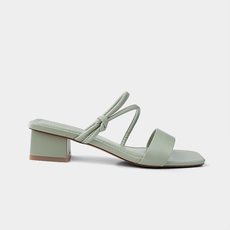 Mô tả Guốc nữ 3 phân DILY tiện lợi gót vuông, giày sandal nữ mũi vuông quai mảnh êm chân 3cm_AA0278 - 1