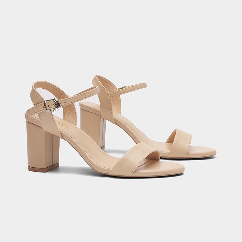 Mô tả Giày sandal nữ DILY gót vuông cơ bản 7cm_AA0296 - 4