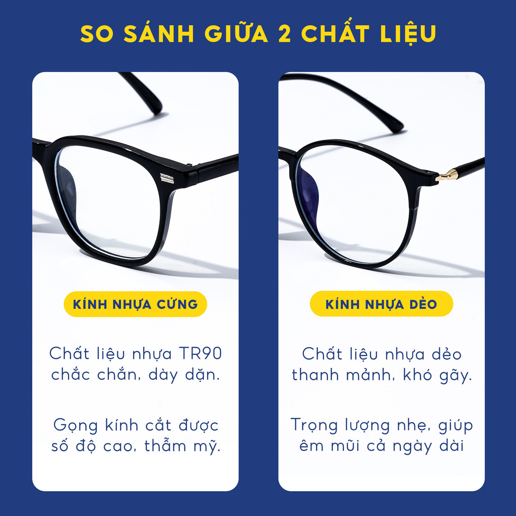 Mô tả Gọng kính cận nam nữ mắt vuông chữ V phụ kiện thời trang Lilyeyewear 682310 - 4