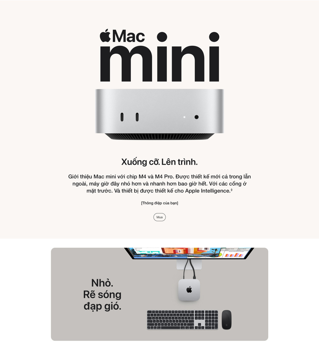 Mac mini M4 (10 core CPU| 10 core GPU| 16GB RAM| 256GB SSD Mac mini M4 (10 core CPU| 10 core GPU| 16GB RAM| 256GB SSD