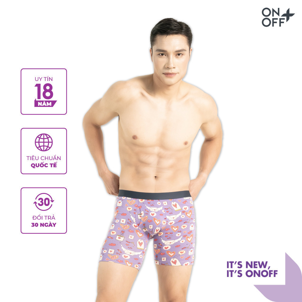 Mô tả ONOFF PREMIUM | Quần lót nam ONOFF Modal dáng boxer brief - 18UL24A130 - 2