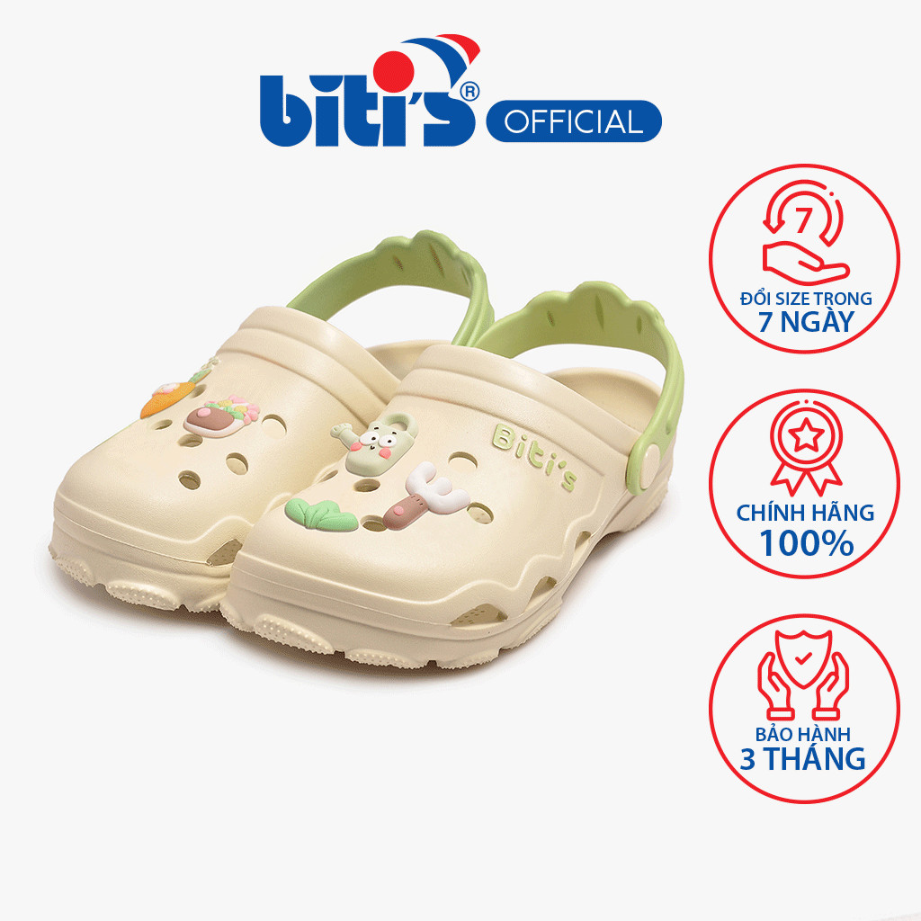 Mô tả Dép Eva Phun Trẻ Em Biti's BST Vườn Rau Của Mẹ BEG002300KEM (Kem) - 2
