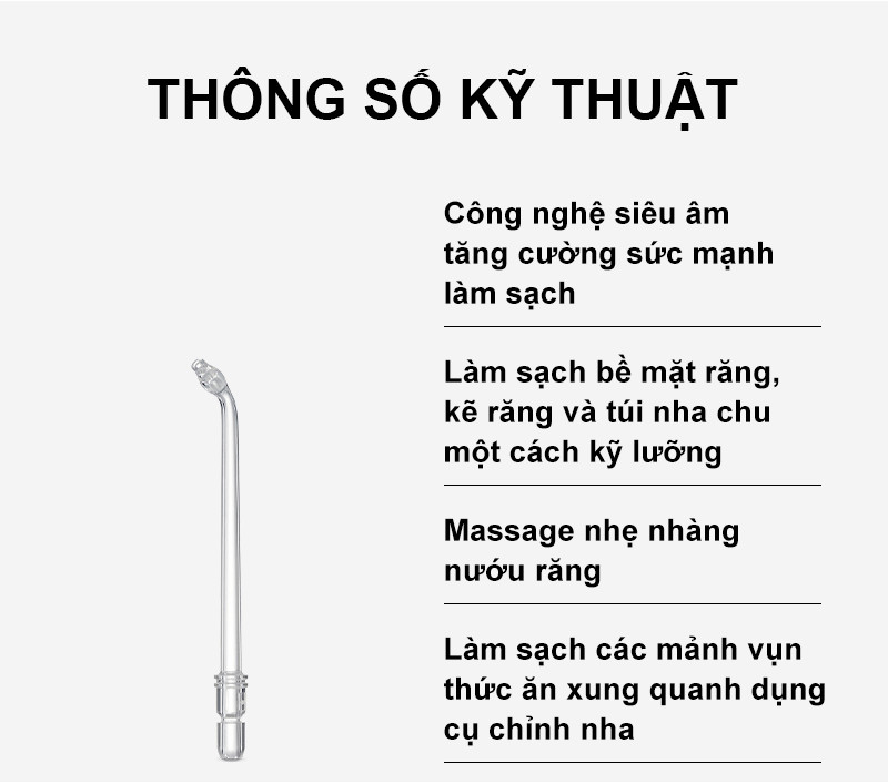 Mô tả Đầu tăm nước thay thế siêu âm WEW0986X451 - Sử dụng cho EW-DJ86, EW1511, EW1613 - 7