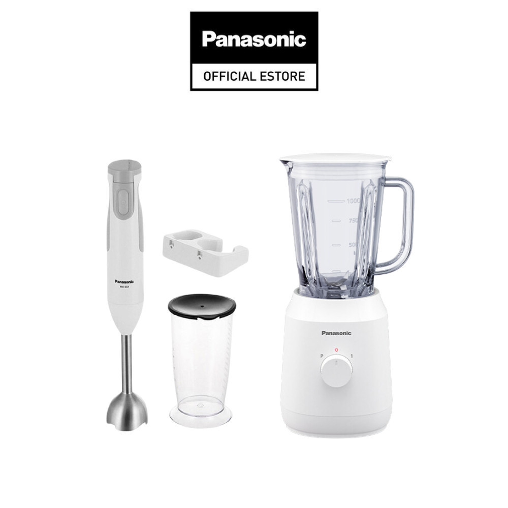 Mô tả Combo máy xay cầm tay MX-GS1WRA và máy xay sinh tố MX-EX1001WRA - Hàng chính hãng Panasonic - 1