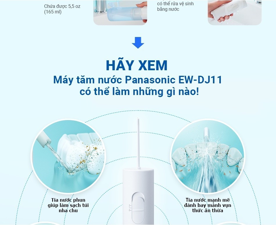 Máy tăm nước Panasonic EW-DJ11 các bộ phận