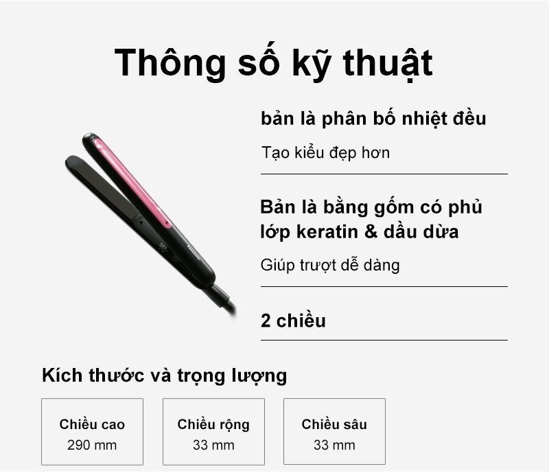 Mô tả Máy Tạo Kiểu Tóc Panasonic EH-HV21-K645 (Đen) - Hàng Chính Hãng - 9