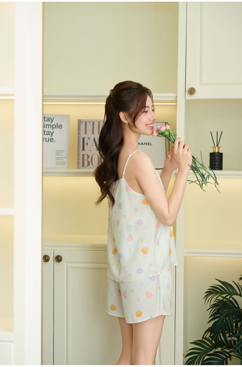 Mô tả VIBES Đồ bộ 2 dây Lụa cao cấp Ali Straps Set - 3