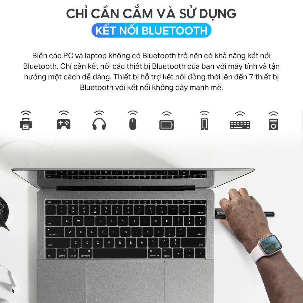 Mô tả Bộ USB Adapter Chuyển Đổi Bluetooth TP-Link UB500 Plus USB Bluetooth 5.3 - 5