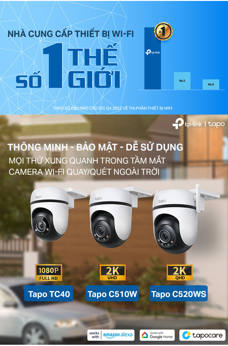 Camera TP-Link Tapo TC40 / C510W / C520WS