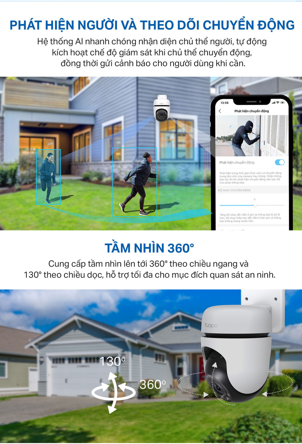 Quay đêm Camera TP-Link Tapo C510W / C520WS