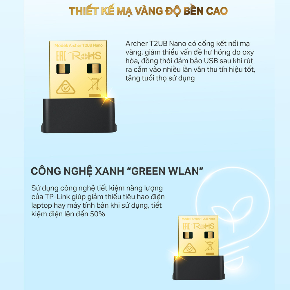 Lưu ý khi mua TP-Link Archer T2UB Nano