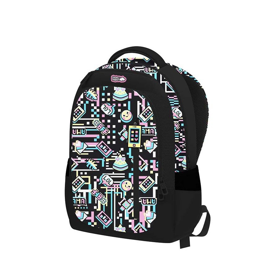 Balo Đi Học, Đi Chơi Zipit Emoji World CLEVER HIPPO BM9205/BLACK ...