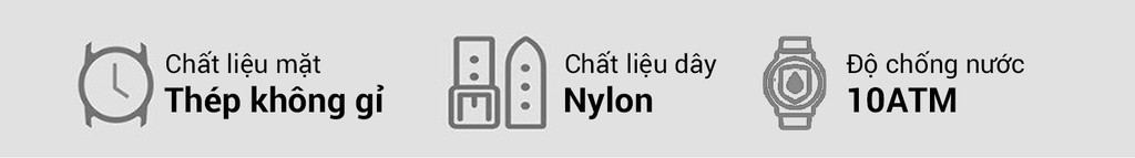 Mô tả Đồng hồ nam Fossil Bronson dây nylon, mặt 40 MM, màu xanh lá, FS5918 - 2