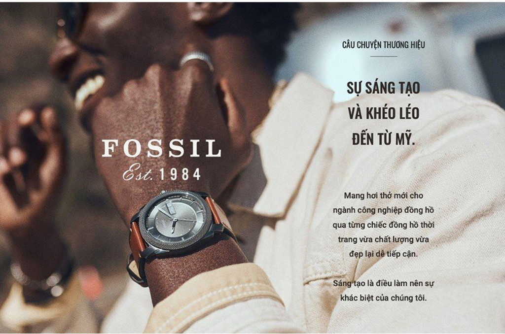 Mô tả Đồng hồ nam Fossil Everett dây kim loại, mặt màu xanh 42 MM, xem ngày, màu bạc, FS5822 - 7