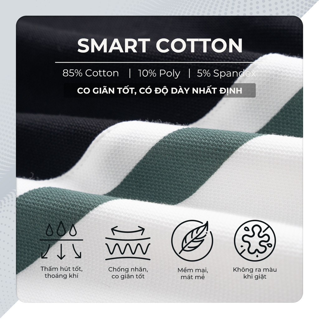 Mô tả Áo polo nam cao cấp JAX, BST TỪ NHÀ RA PHỐ, vải cá sấu cotton interlock, thanh lịch, sang trọng - POLOMANOR - 5