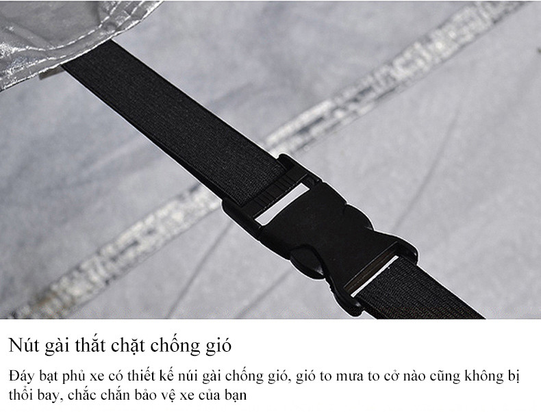 Bạt Phủ Xe Máy MYT - Minh họa sử dụng